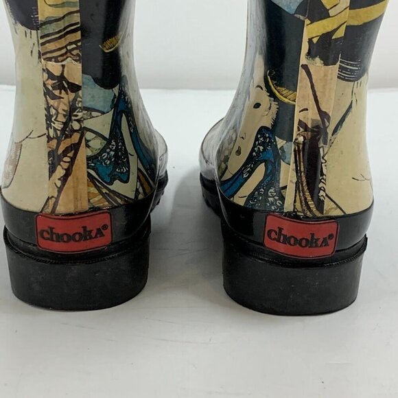 Chooka Women's Geisha Mid Calf Top Buckle Rain Boot Size 8 - Picture 10 of 16